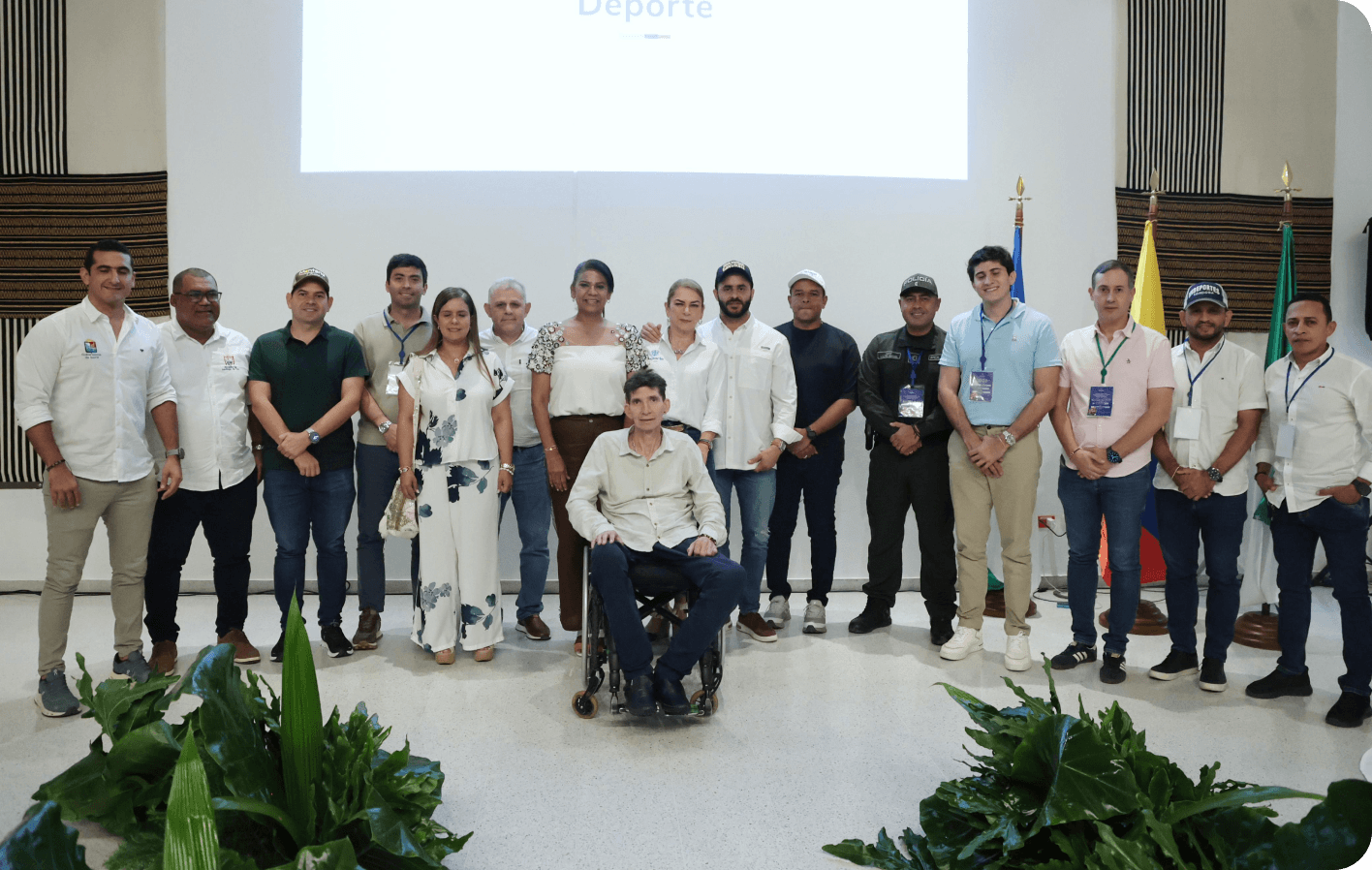 Comité organizador de los Juegos reunido tras la visita técnica