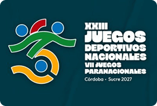 Emblema de los XXIII Juegos Deportivos Nacionales y VII Juegos Paranacionales, Córdoba y Sucre 2027